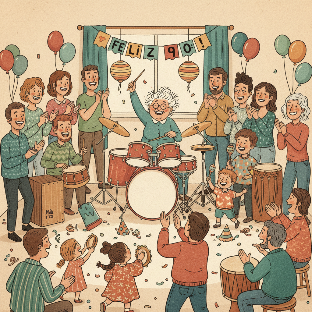 Ilustração da página 10 de O niver da Bisa