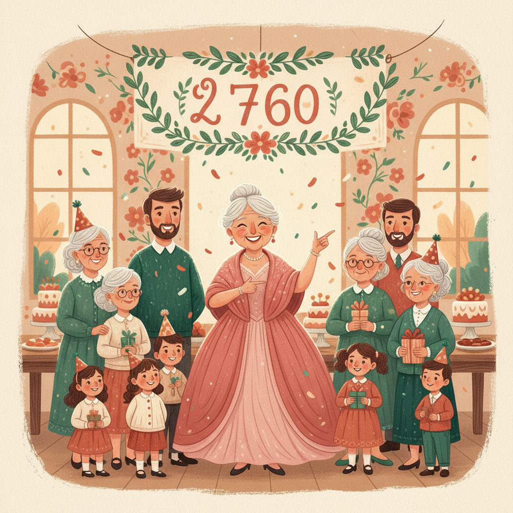 Ilustração da página 2 de O niver da Bisa